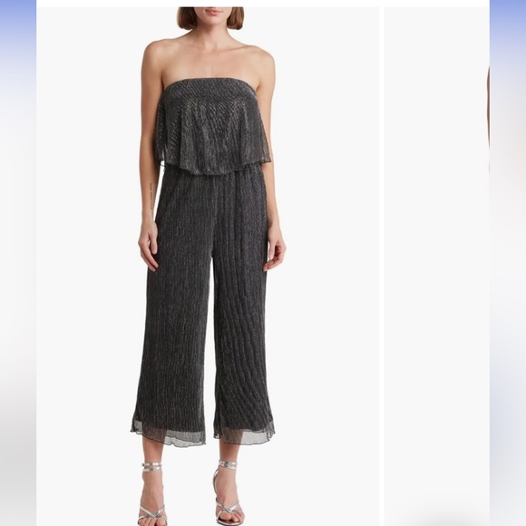 Wildfox Strapless Midi Jumpsuit in Black Beauty, Size Medium, NWT - Picture 1 of 17